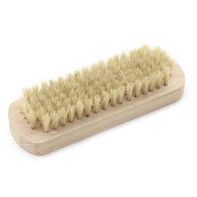 Flat brush beech yellow outdoor crook shoe brush