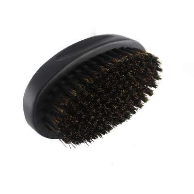 Wholesale customized boar bristle beard cleaning brush wood handle